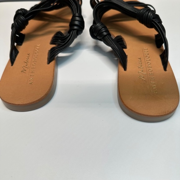 Anthropologie Matisse Mystic Sandals Black Leather upper/lining Womens Size 8M - Picture 6 of 12
